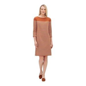 Lafayette 148 New York Breton Stripe Daytona Shift Dress